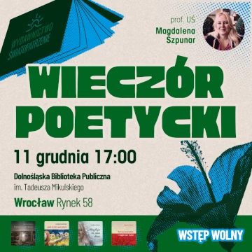 Magdalena Szpunar - Wieczór poetycki: Wrocław, 2024-12-11