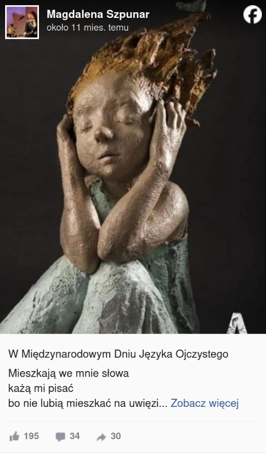 Magdalena Szpunar. Mieszkają we mnie słowa