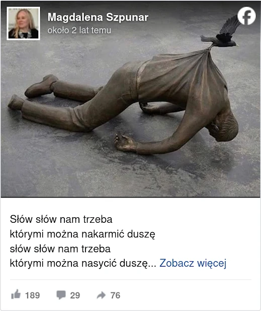 Magdalena Szpunar. Słów nam trzeba