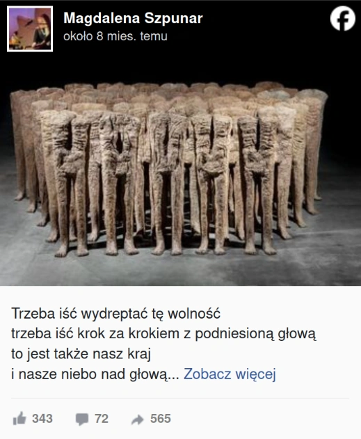 Magdalena Szpunar. Trzeba iść