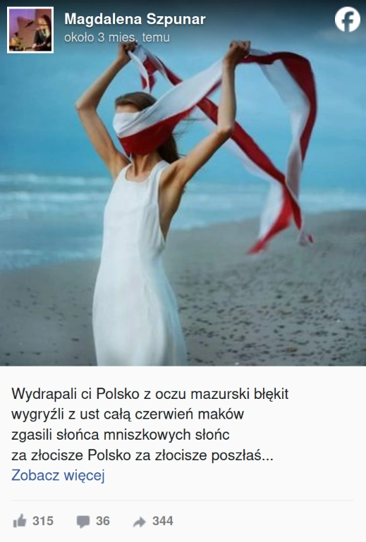 Magdalena Szpunar. Wydrapali ci Polsko