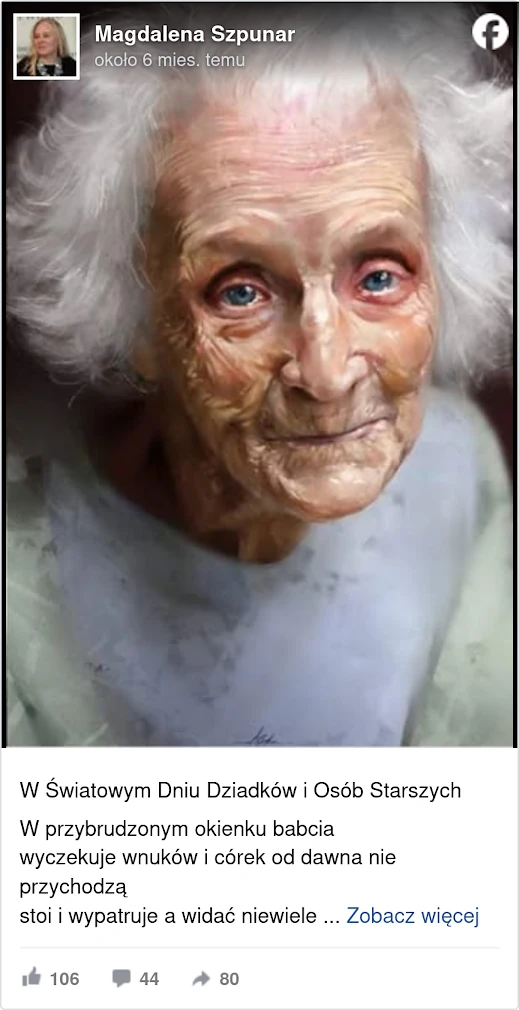 Magdalena Szpunar. W przybrudzonym okienku pomarszczone złudzenie